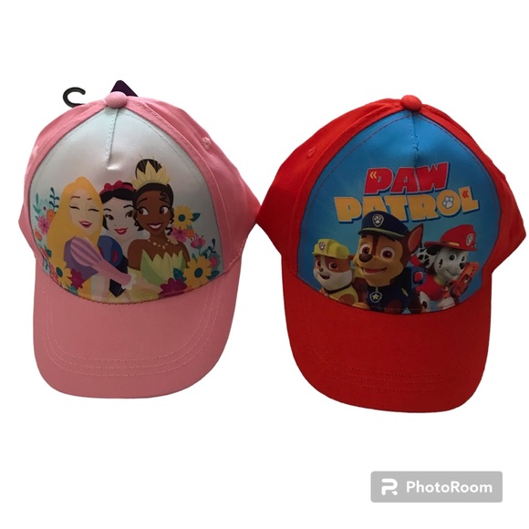 Disney Other - Nickelodeon and Disney Hat’s for kids size S multicolor Paw patrol and Princess